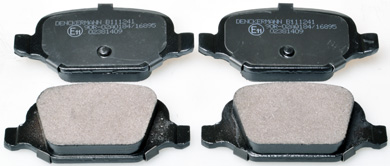 Brake Pad Set, disc brake - B111241 DENCKERMANN