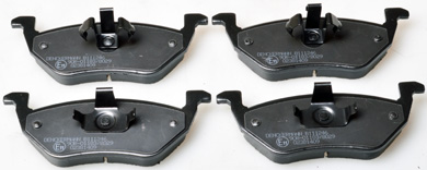 Brake Pad Set, disc brake - B111246 DENCKERMANN