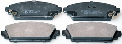 Brake Pad Set, disc brake - B111247 DENCKERMANN