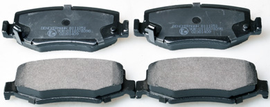 Brake Pad Set, disc brake - B111251 DENCKERMANN