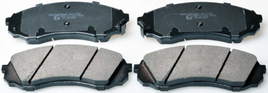Brake Pad Set, disc brake - B111252 DENCKERMANN