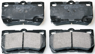 Brake Pad Set, disc brake - B111257 DENCKERMANN