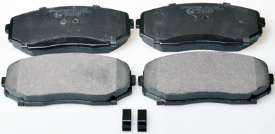 Brake Pad Set, disc brake - B111258 DENCKERMANN
