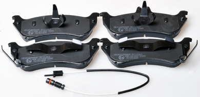 Brake Pad Set, disc brake - B111263 DENCKERMANN