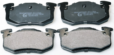 Brake Pad Set, disc brake - B111266 DENCKERMANN