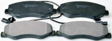 Brake Pad Set, disc brake - B111272 DENCKERMANN