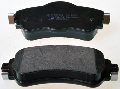 Brake Pad Set, disc brake - B111303 DENCKERMANN