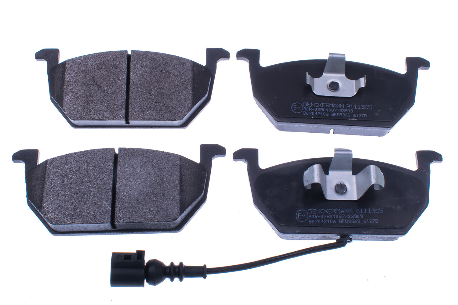 Brake Pad Set, disc brake - B111305 DENCKERMANN