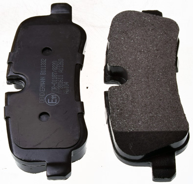 Brake Pad Set, disc brake - B111332 DENCKERMANN
