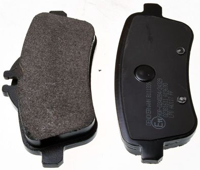 Brake Pad Set, disc brake - B111339 DENCKERMANN