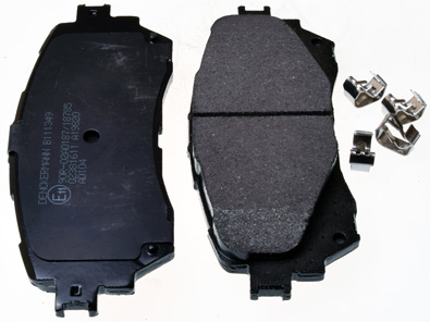 Kit pastiglie freno, Freno a disco - B111349 DENCKERMANN
