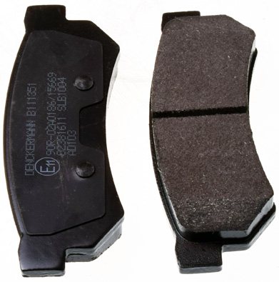 Kit pastiglie freno, Freno a disco - B111351 DENCKERMANN
