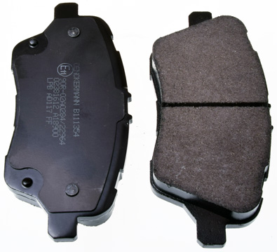 Brake Pad Set, disc brake - B111354 DENCKERMANN