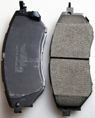 Brake Pad Set, disc brake - B111357 DENCKERMANN