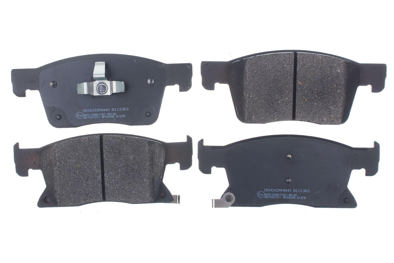 Brake Pad Set, disc brake - B111363 DENCKERMANN