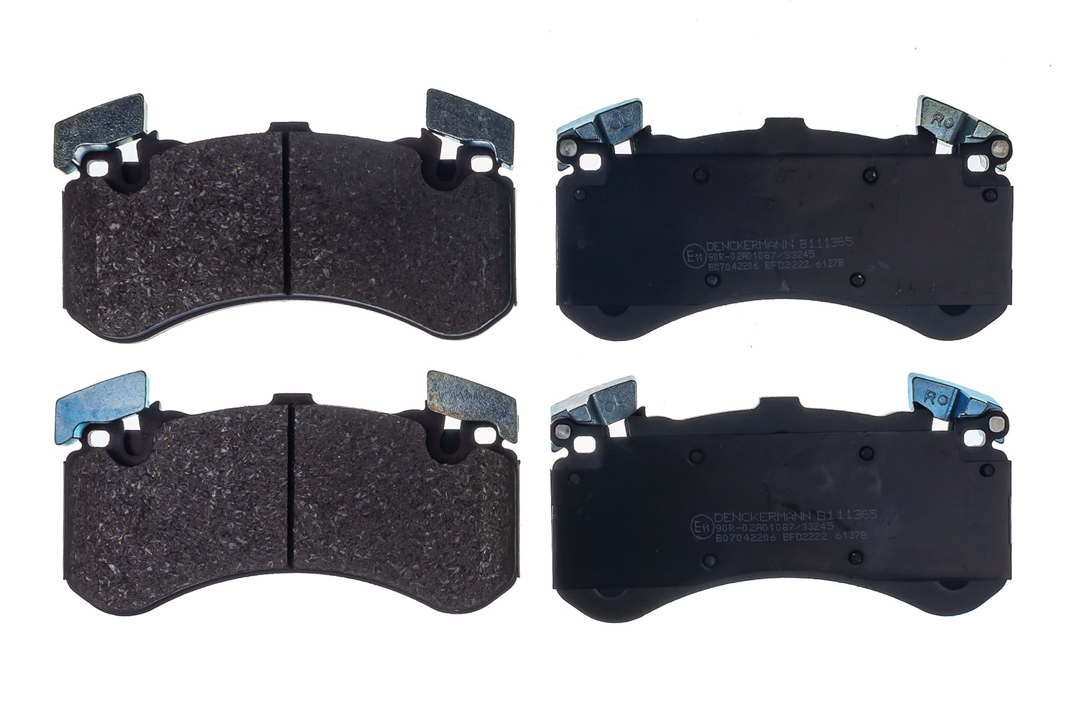 Brake Pad Set, disc brake - B111365 DENCKERMANN