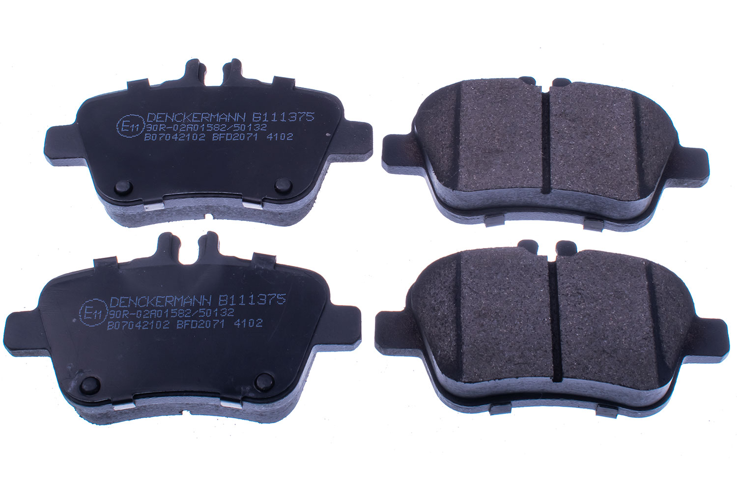 Brake Pad Set, disc brake - B111375 DENCKERMANN