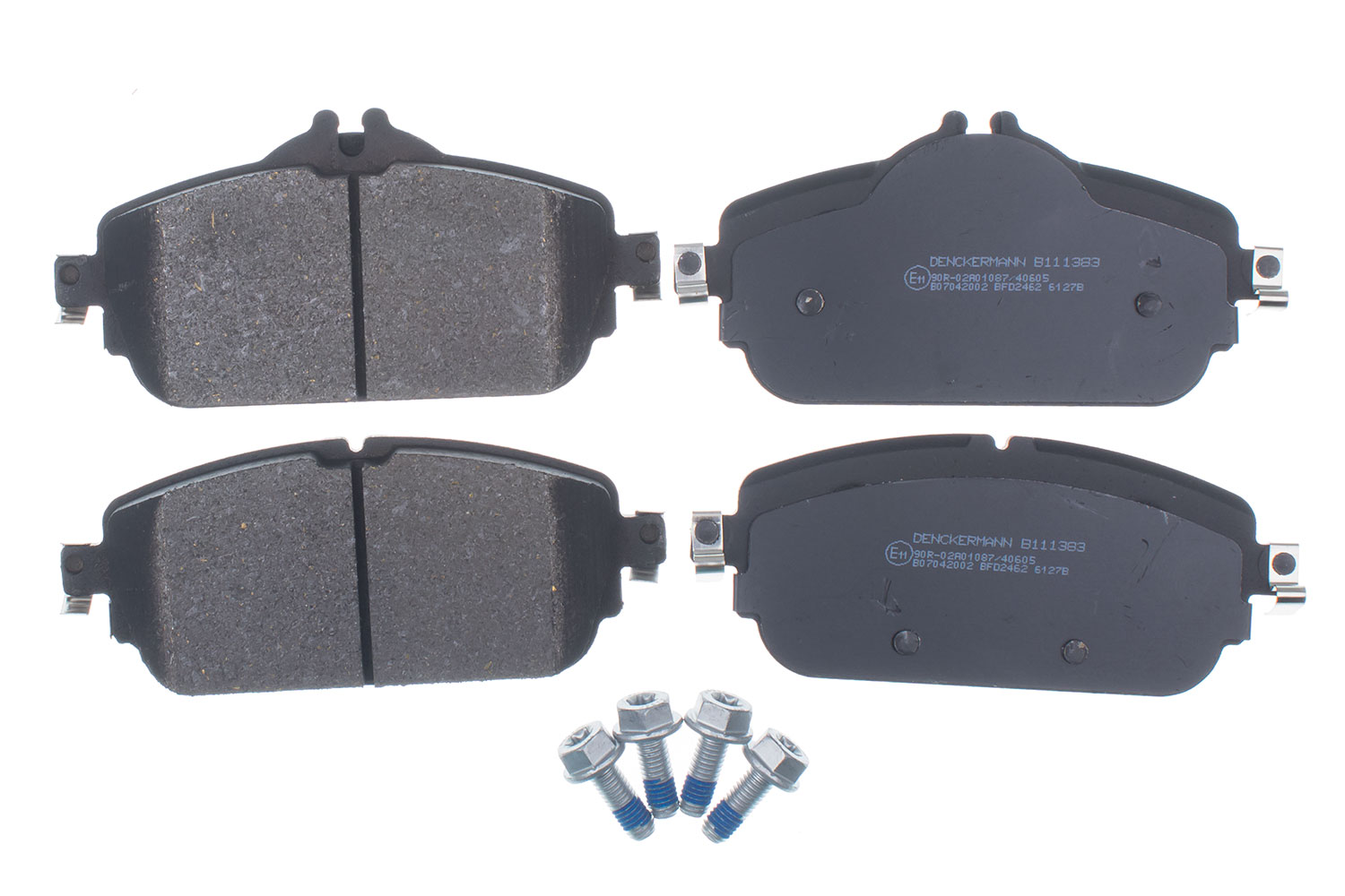 Brake Pad Set, disc brake - B111383 DENCKERMANN