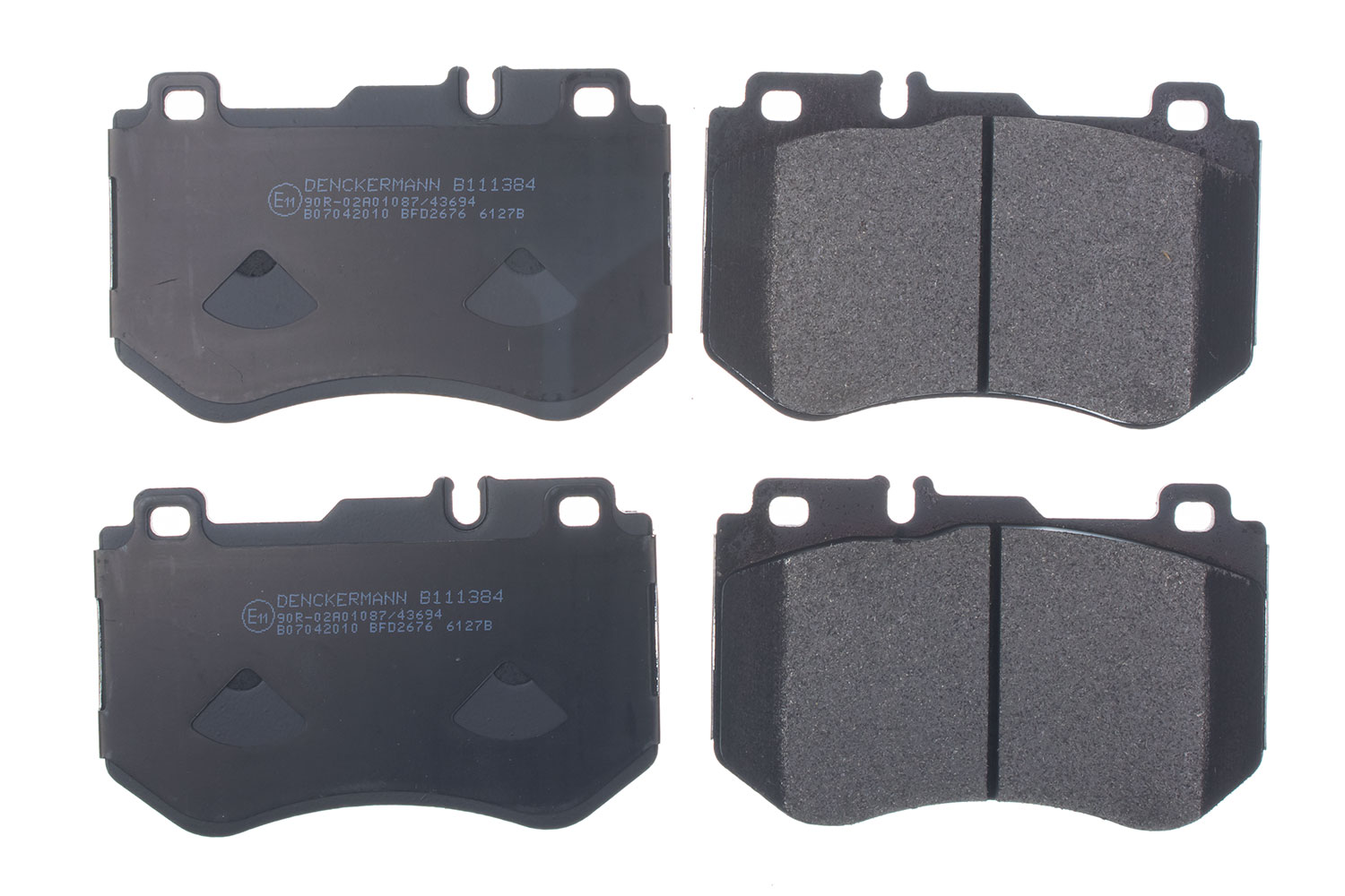 Brake Pad Set, disc brake - B111384 DENCKERMANN