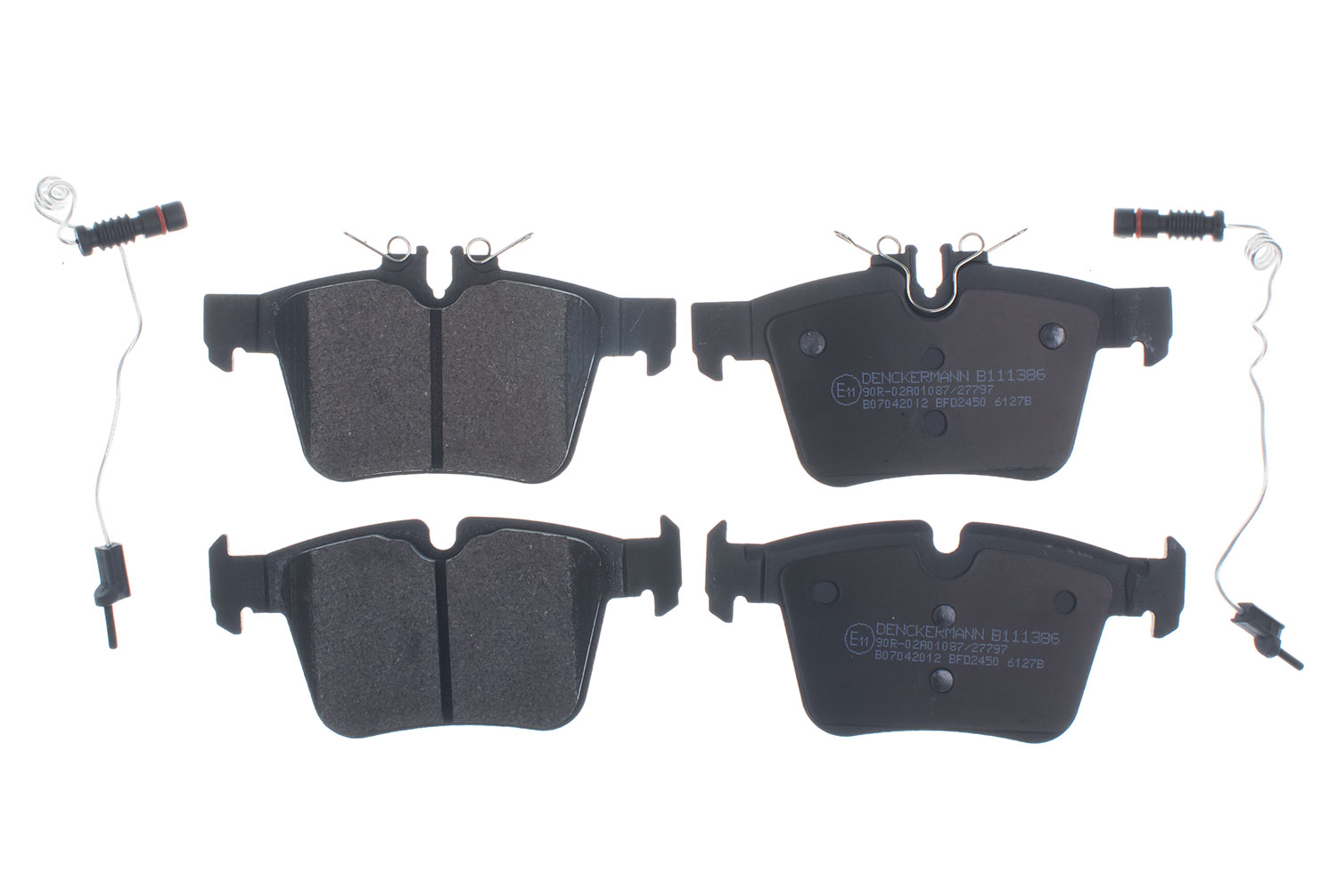 Brake Pad Set, disc brake - B111386 DENCKERMANN