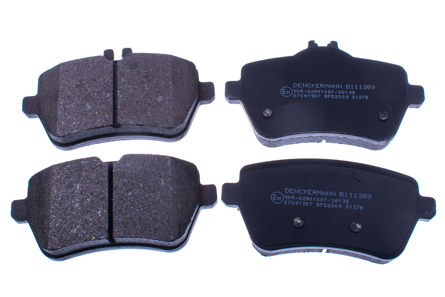 Brake Pad Set, disc brake - B111389 DENCKERMANN