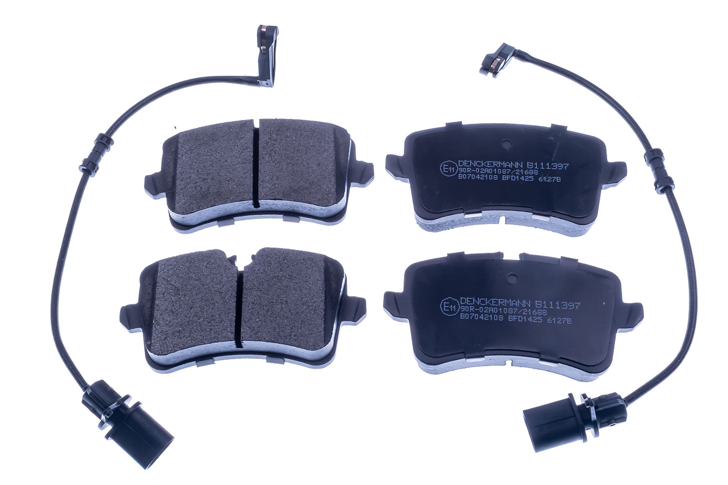 Brake Pad Set, disc brake - B111397 DENCKERMANN