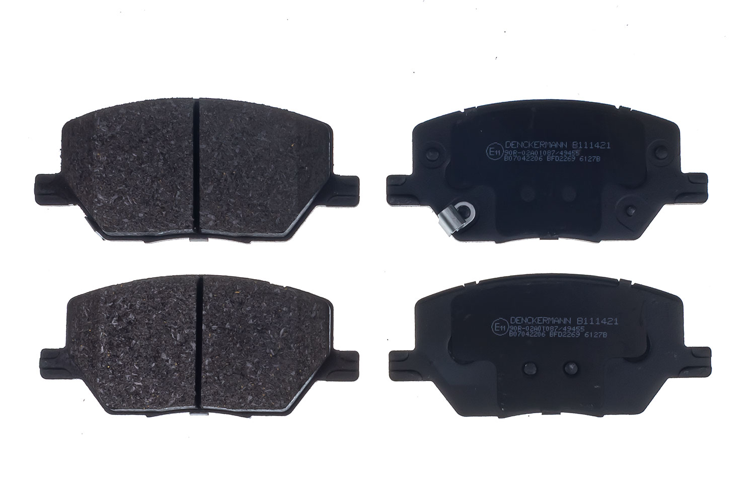 Brake Pad Set, disc brake - B111421 DENCKERMANN