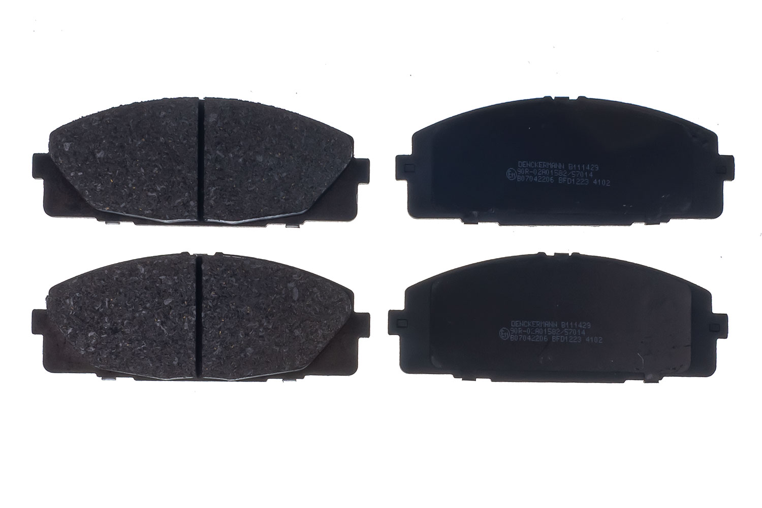 Brake Pad Set, disc brake - B111429 DENCKERMANN