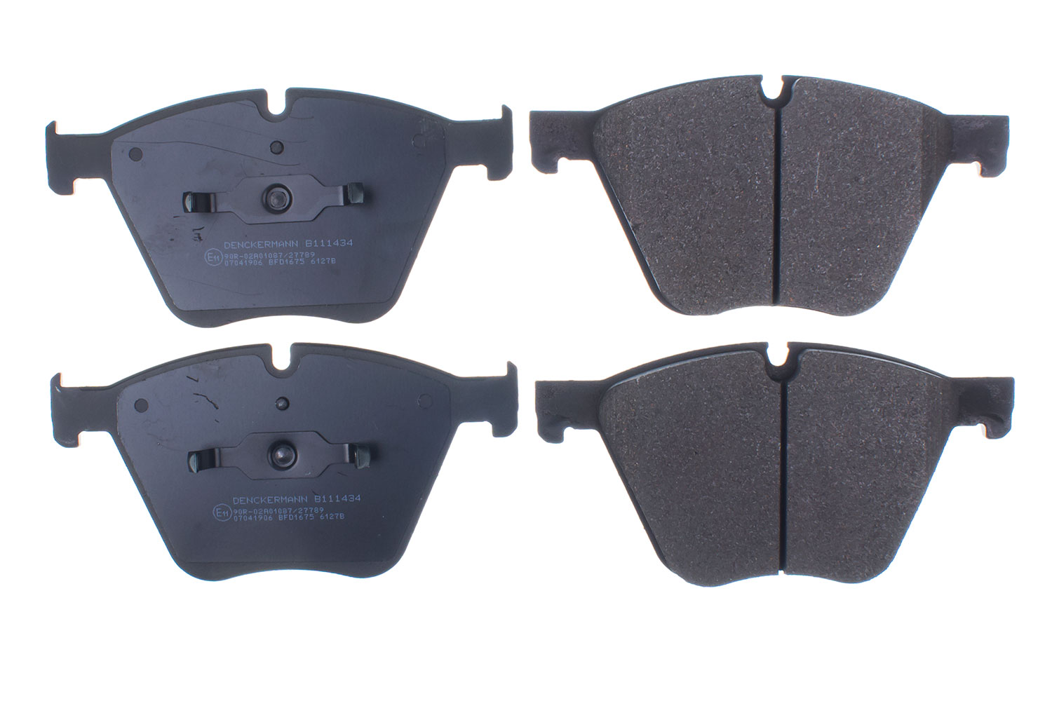 Brake Pad Set, disc brake - B111434 DENCKERMANN