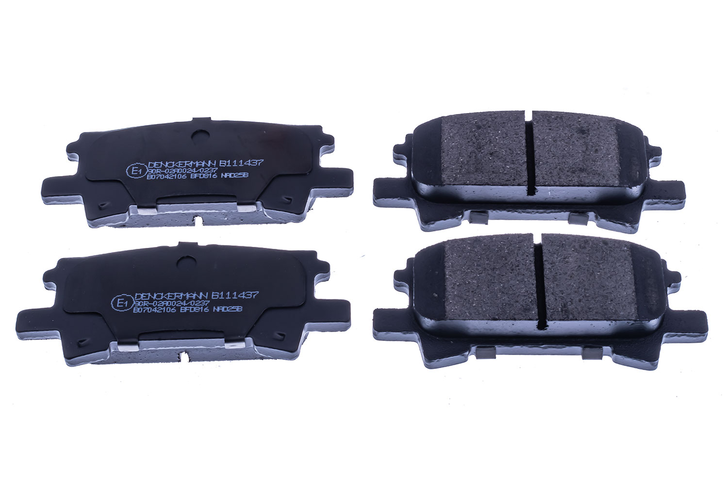 Brake Pad Set, disc brake - B111437 DENCKERMANN