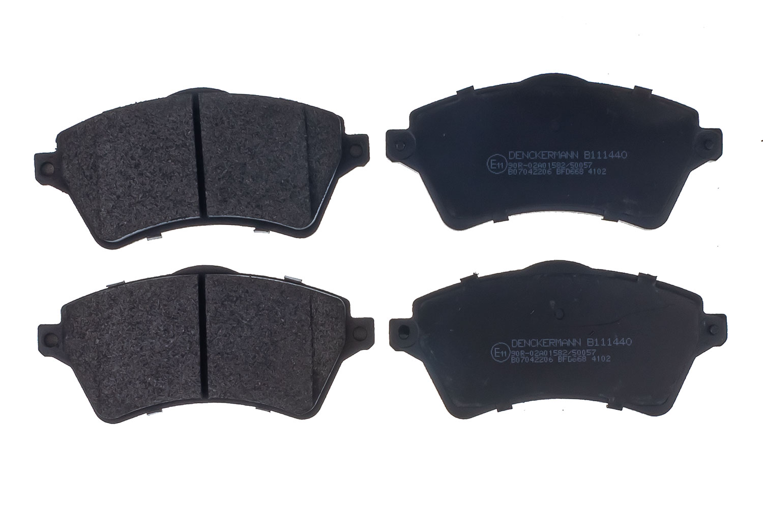 Brake Pad Set, disc brake - B111440 DENCKERMANN
