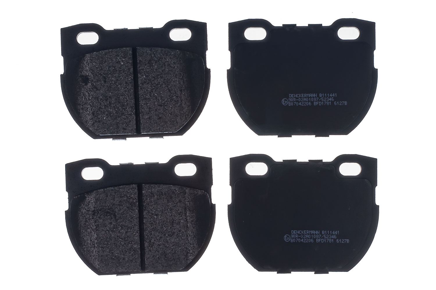 Brake Pad Set, disc brake - B111441 DENCKERMANN