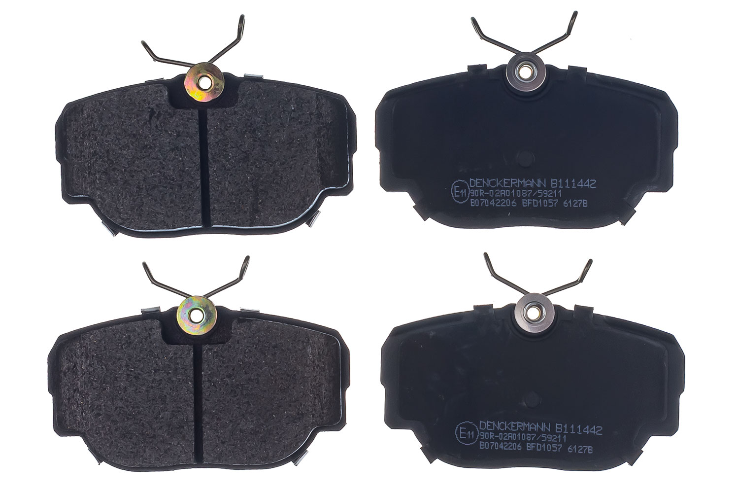 Brake Pad Set, disc brake - B111442 DENCKERMANN