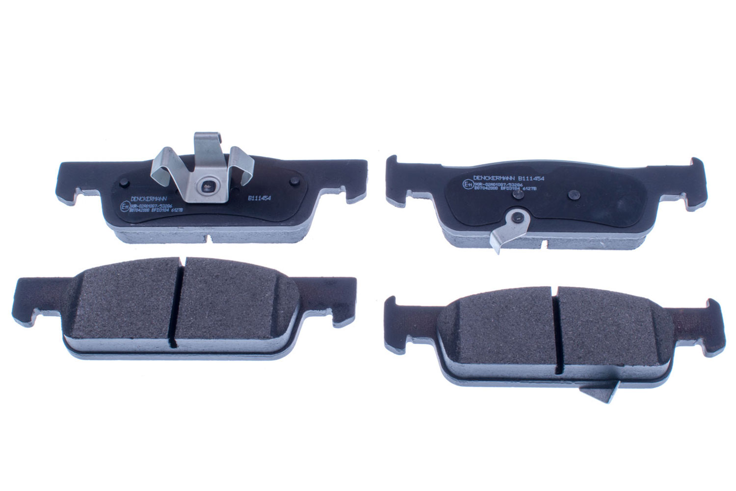 Kit pastiglie freno, Freno a disco - B111454 DENCKERMANN