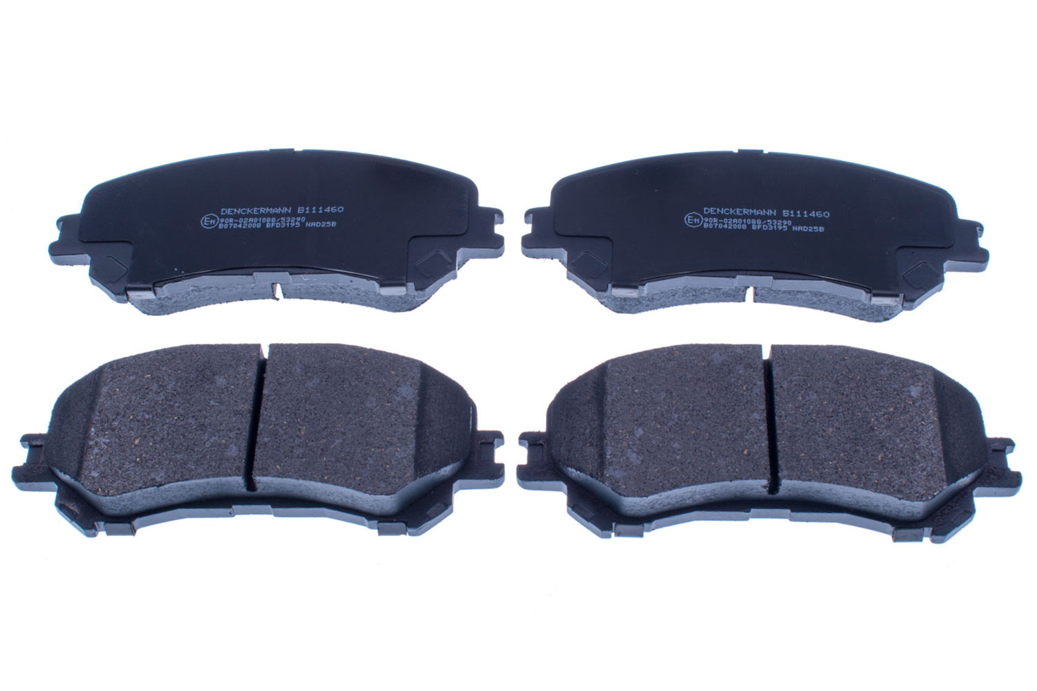 Brake Pad Set, disc brake - B111460 DENCKERMANN