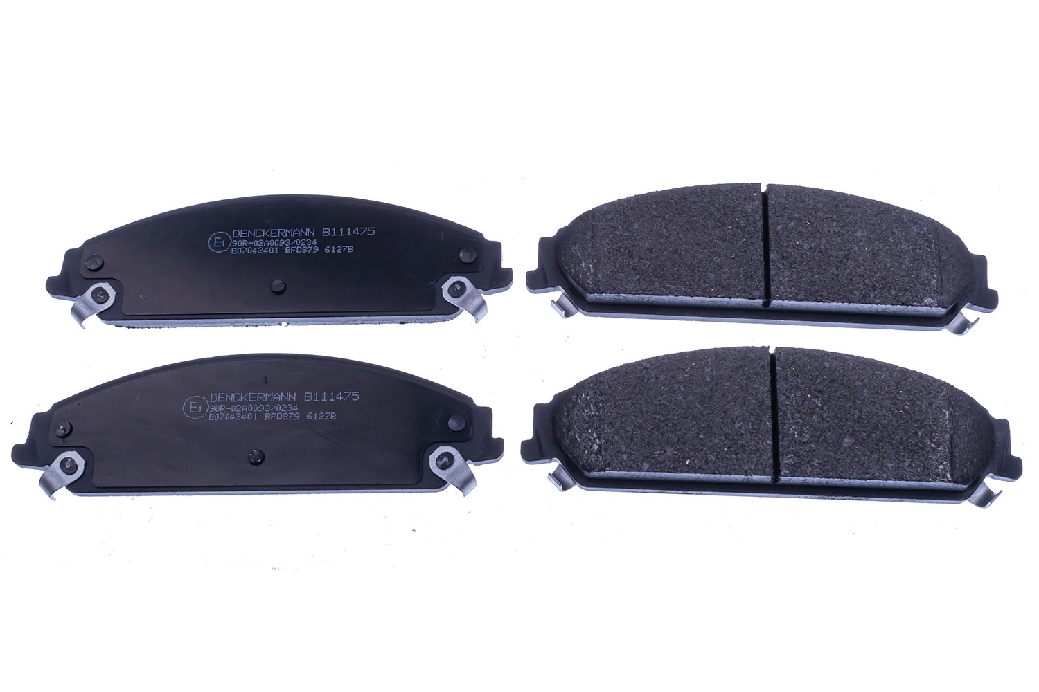 Brake Pad Set, disc brake - B111475 DENCKERMANN