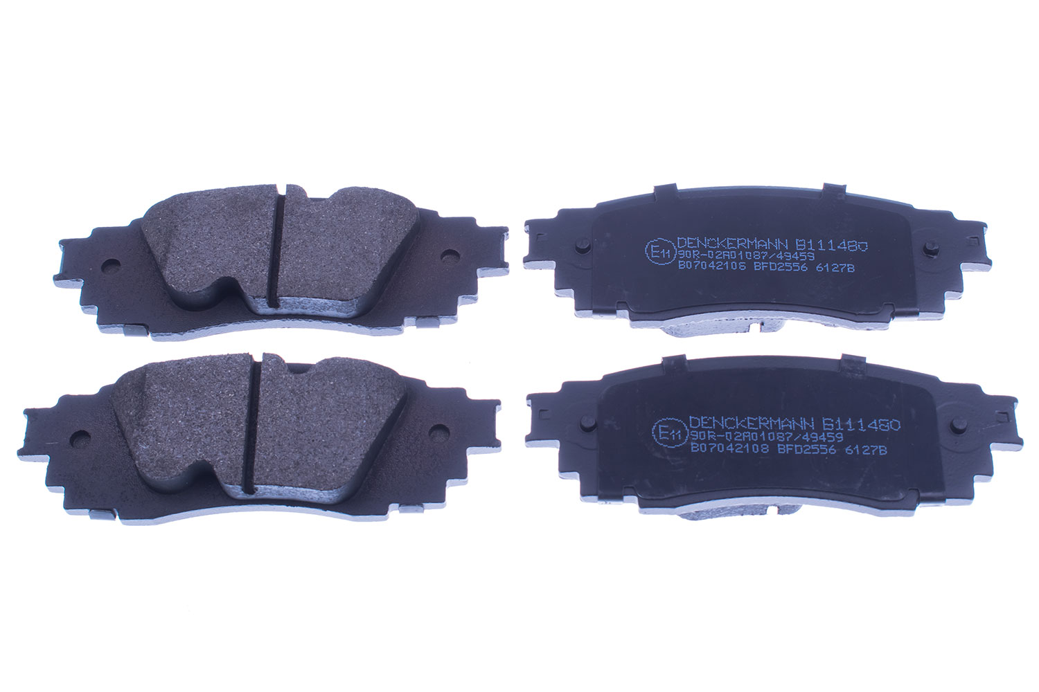 Brake Pad Set, disc brake - B111480 DENCKERMANN