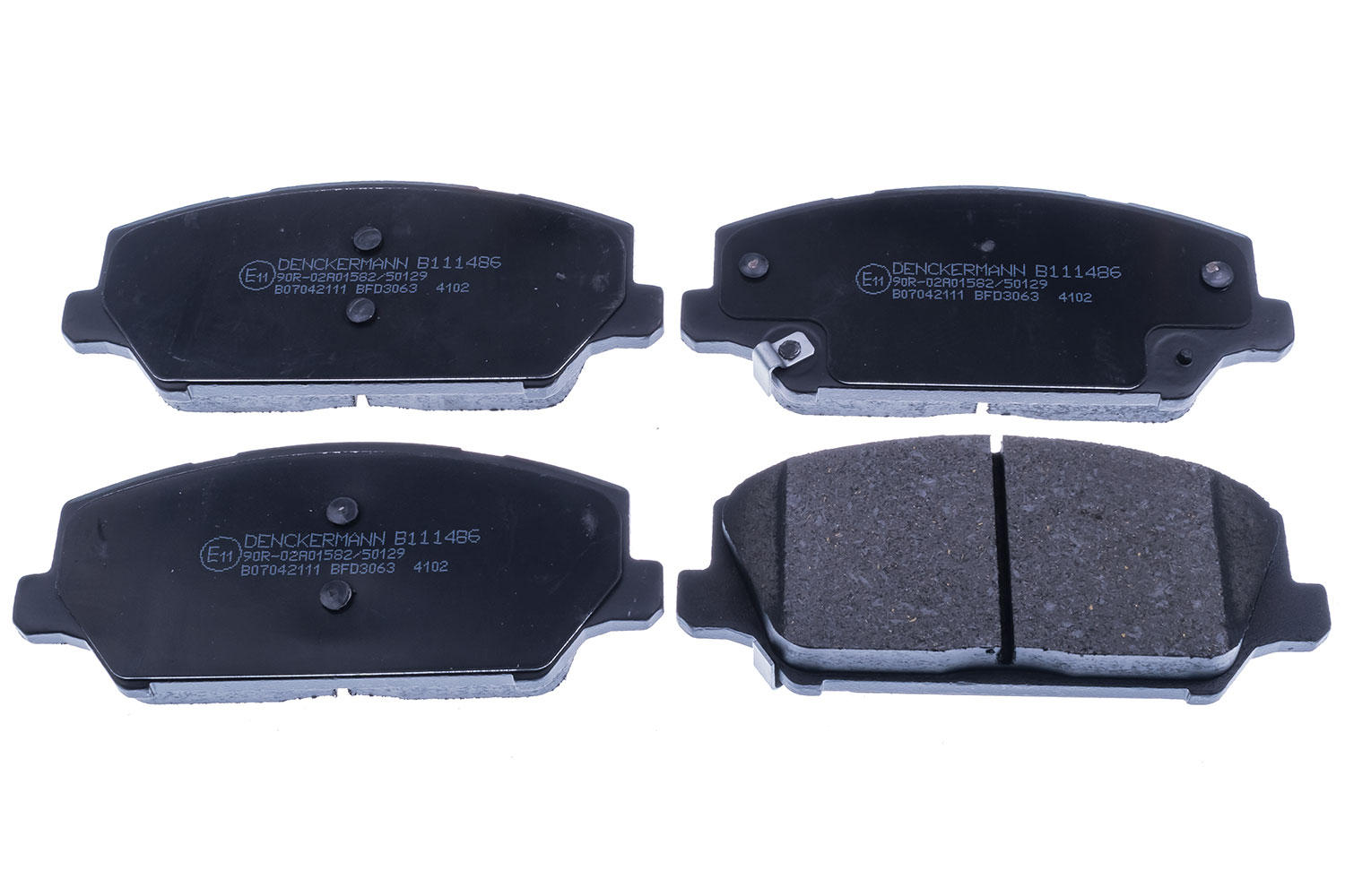 Brake Pad Set, disc brake - B111486 DENCKERMANN