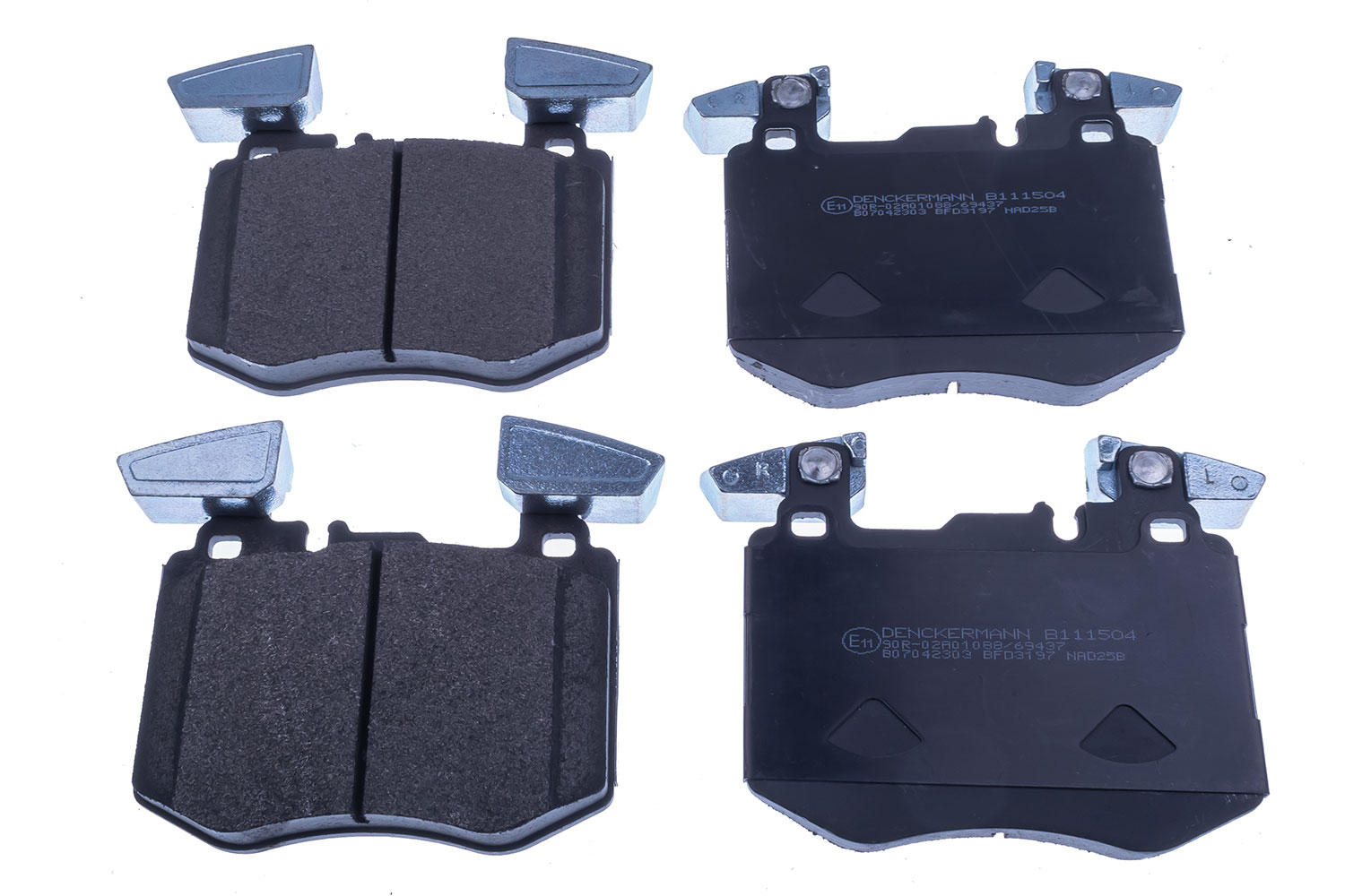 Brake Pad Set, disc brake - B111504 DENCKERMANN
