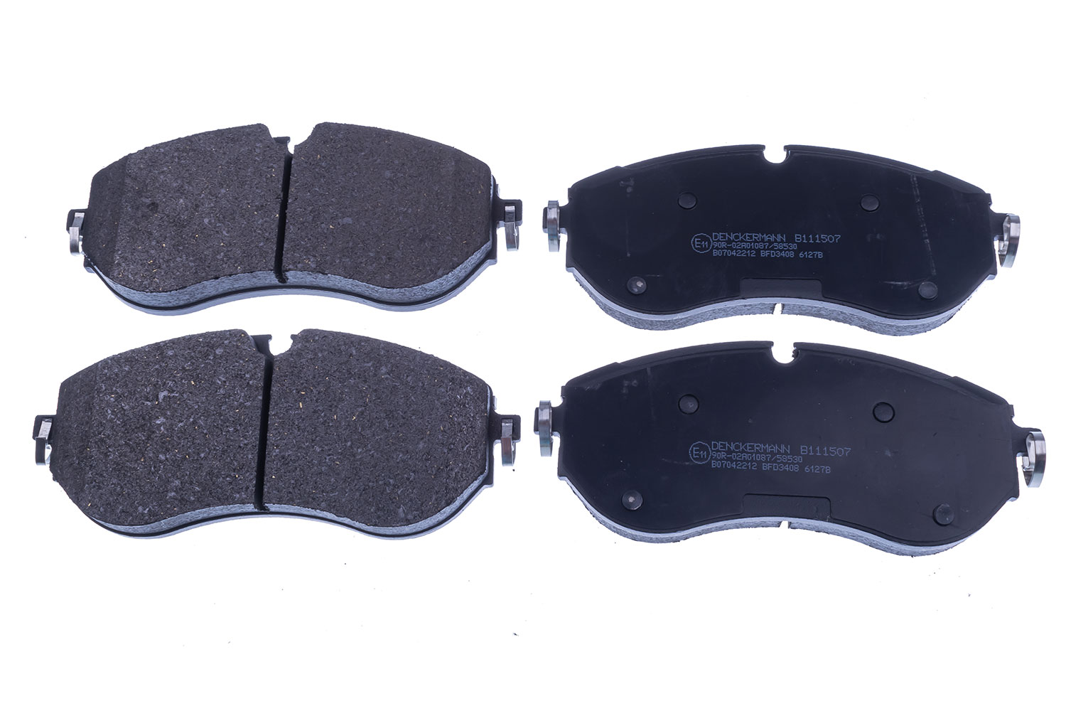 Brake Pad Set, disc brake - B111507 DENCKERMANN