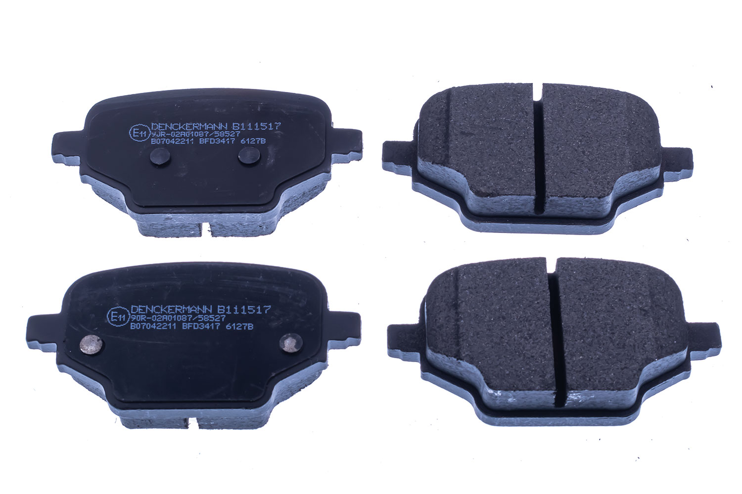 Brake Pad Set, disc brake - B111517 DENCKERMANN