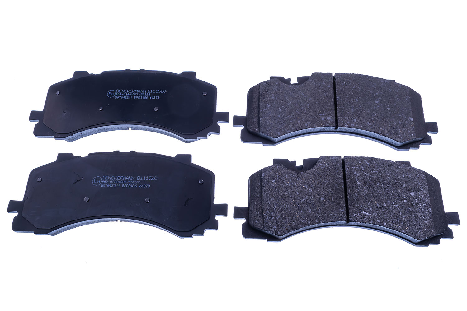 Brake Pad Set, disc brake - B111520 DENCKERMANN