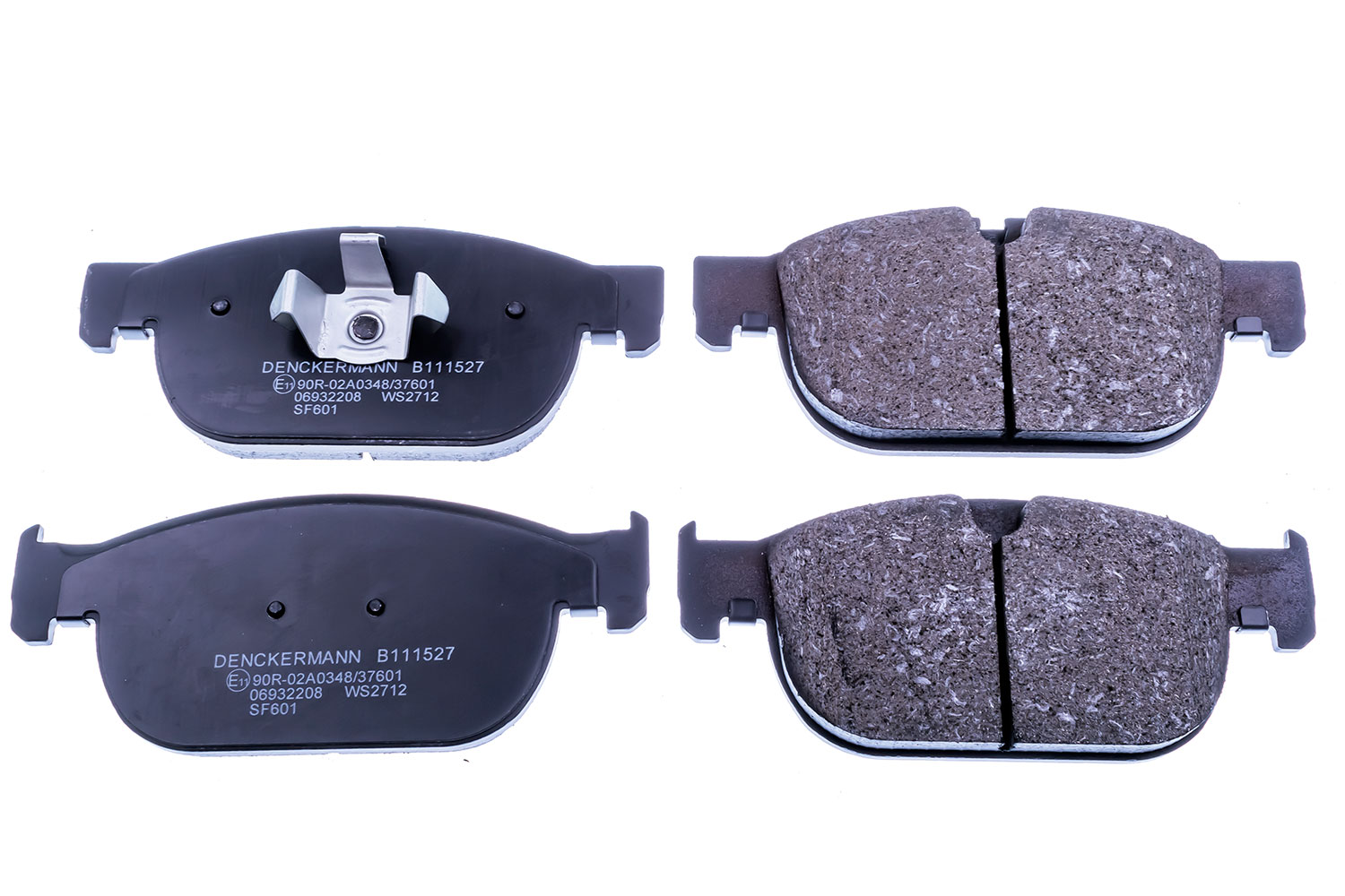 Brake Pad Set, disc brake - B111527 DENCKERMANN
