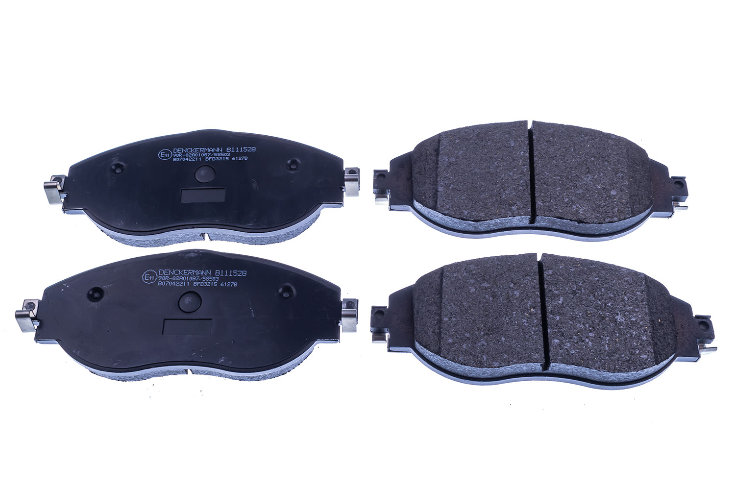 Brake Pad Set, disc brake - B111528 DENCKERMANN