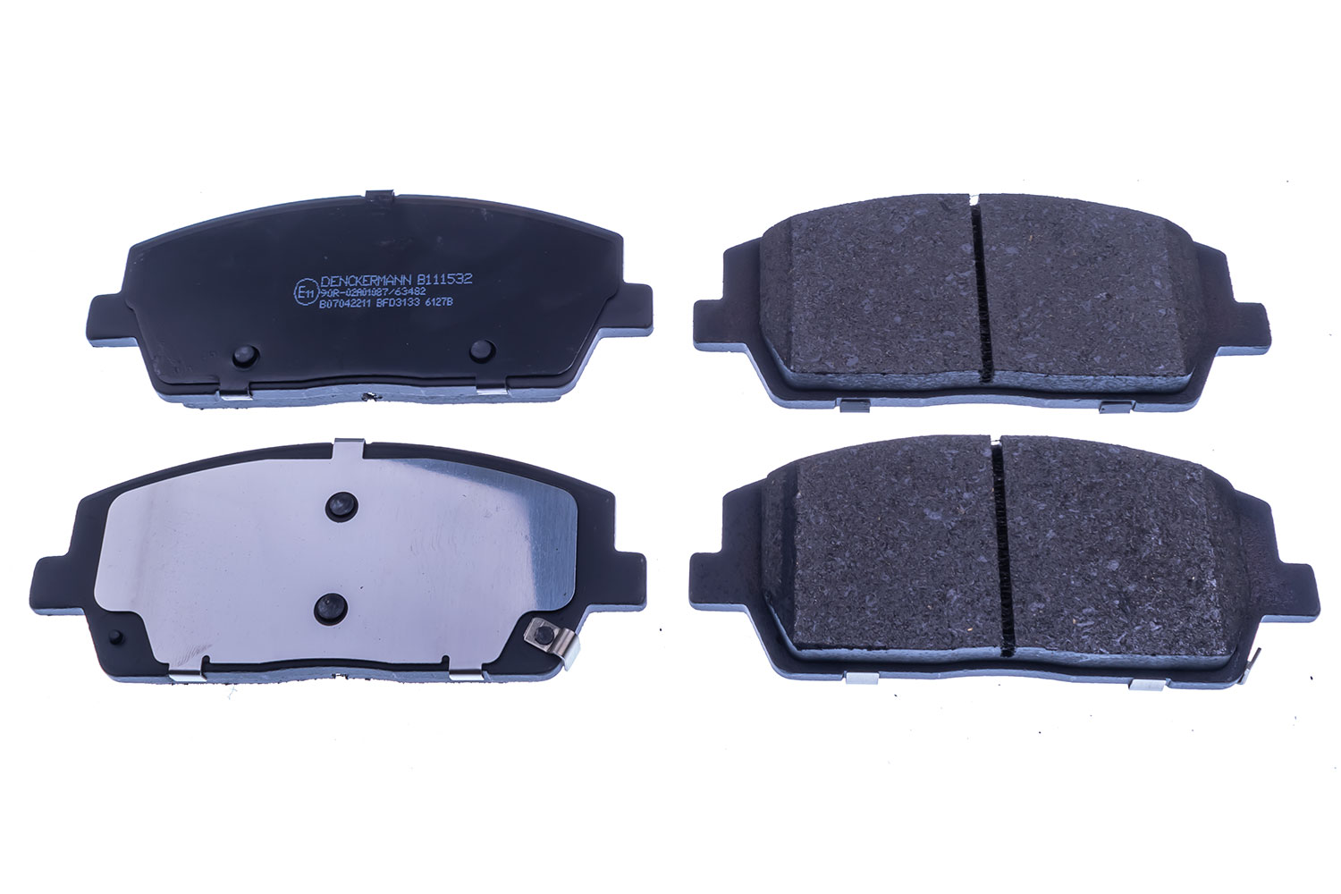 Brake Pad Set, disc brake - B111532 DENCKERMANN