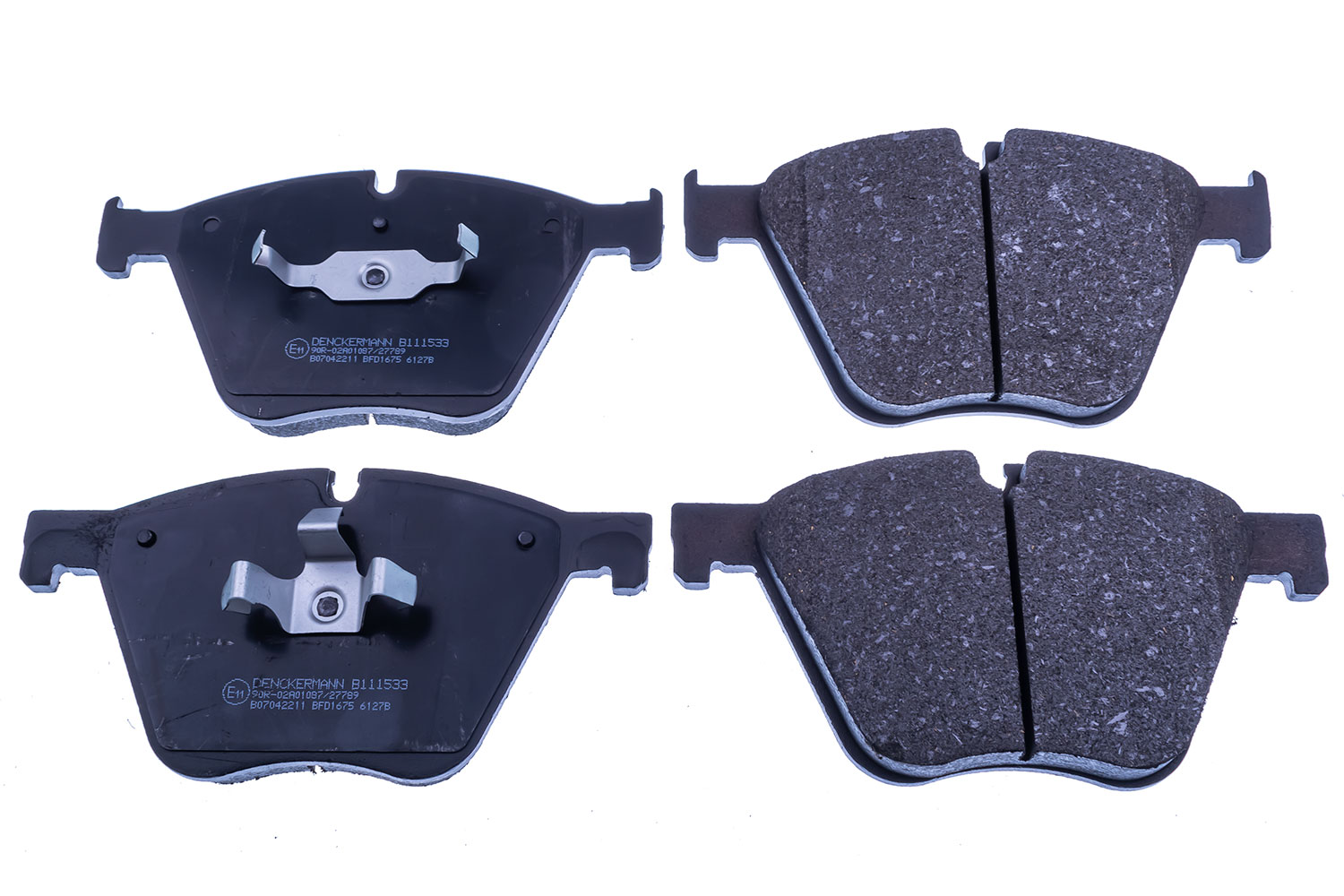 Brake Pad Set, disc brake - B111533 DENCKERMANN