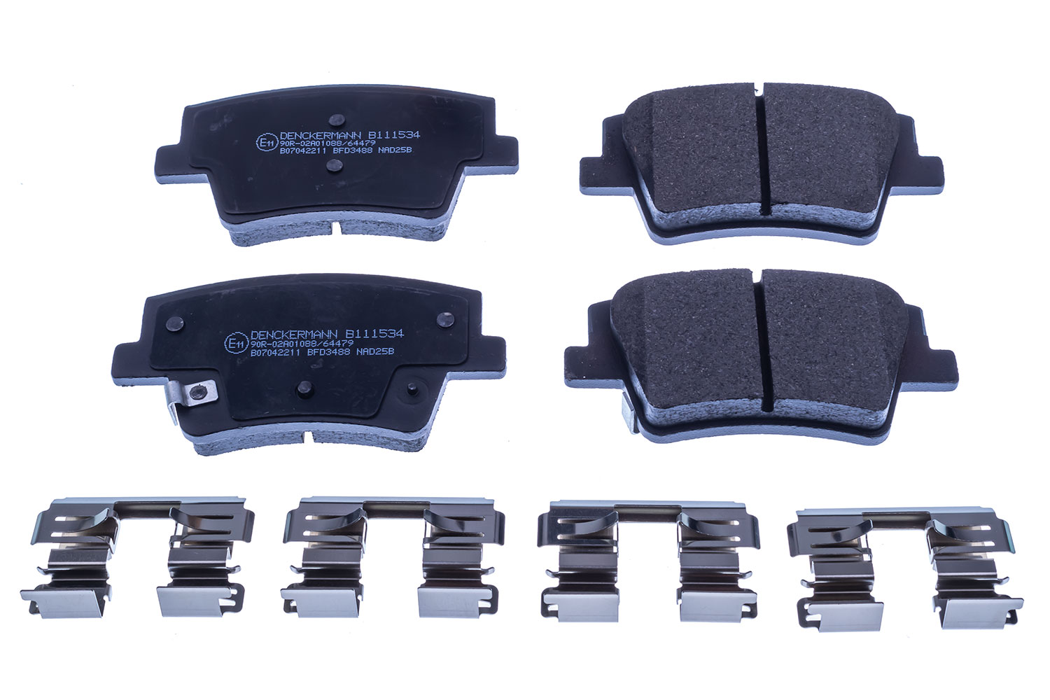 Brake Pad Set, disc brake - B111534 DENCKERMANN