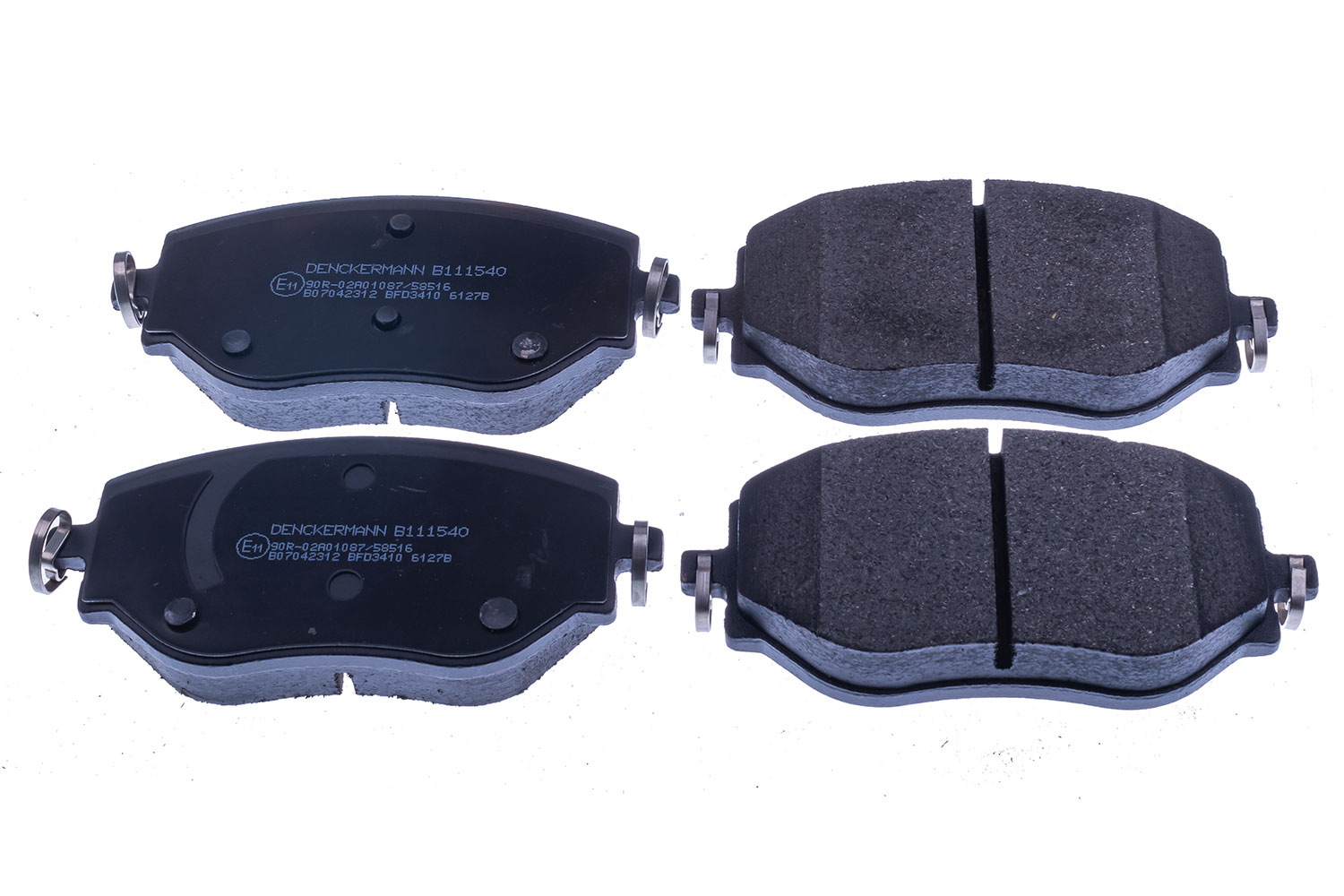 Brake Pad Set, disc brake - B111540 DENCKERMANN
