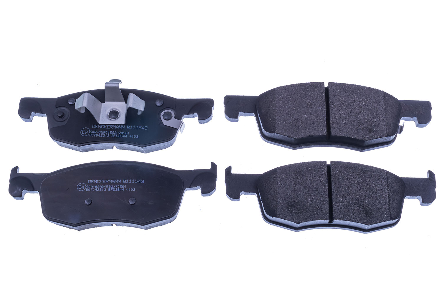 Brake Pad Set, disc brake - B111543 DENCKERMANN
