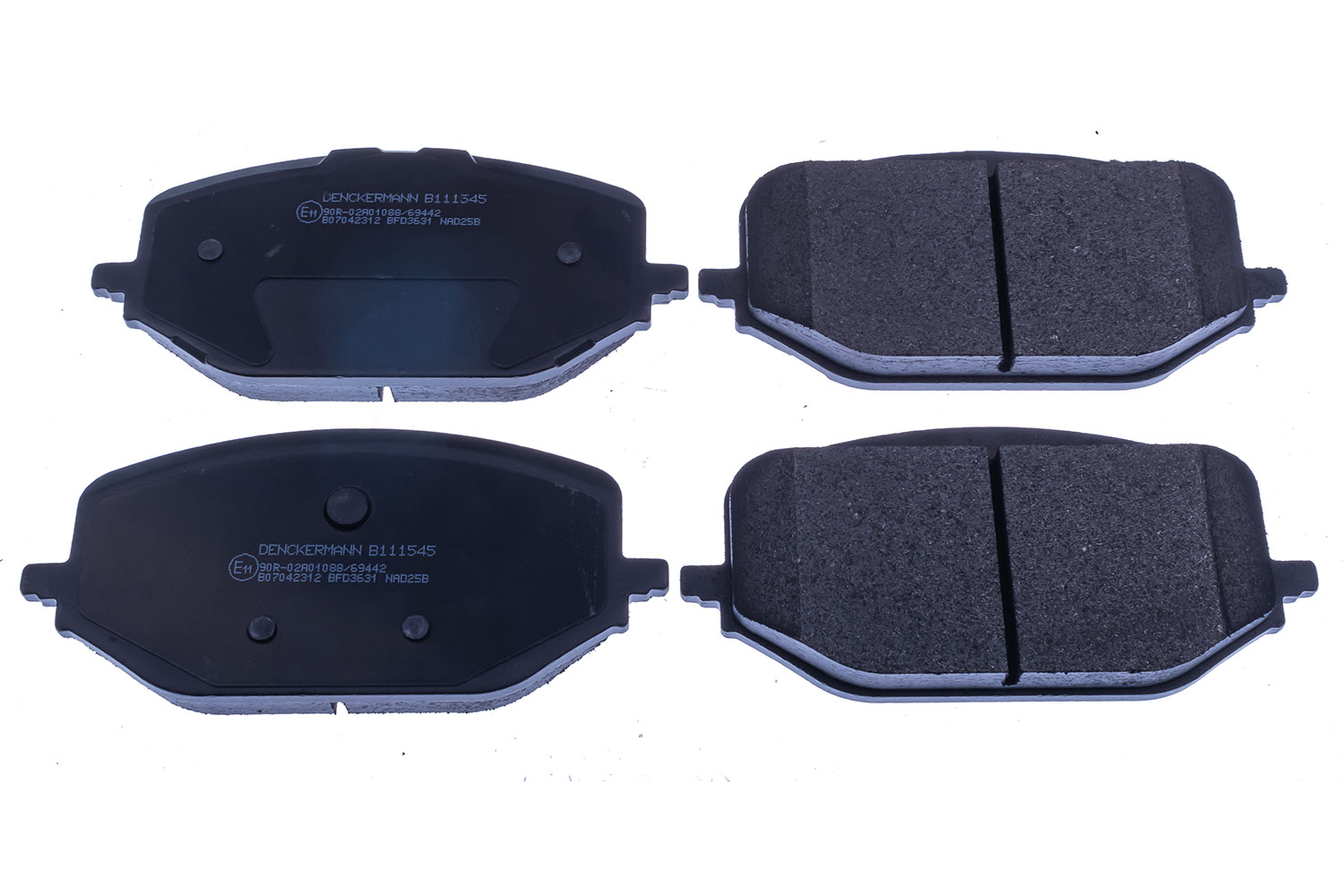 Brake Pad Set, disc brake - B111545 DENCKERMANN